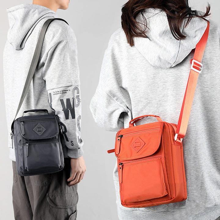 Tragbare Umhängetasche aus Nylon für Herren, minimalistische Schultertasche