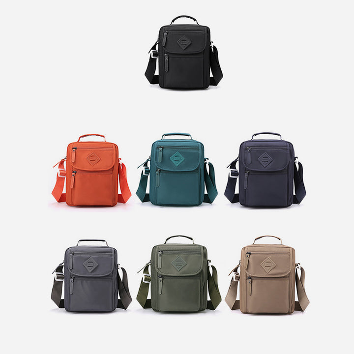 Tragbare Umhängetasche aus Nylon für Herren, minimalistische Schultertasche