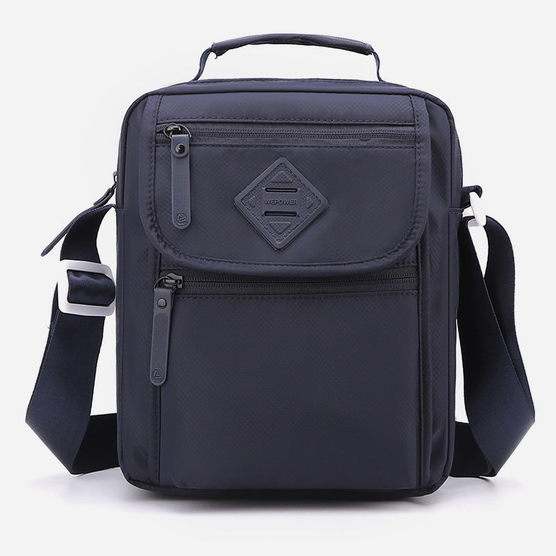 Tragbare Umhängetasche aus Nylon für Herren, minimalistische Schultertasche