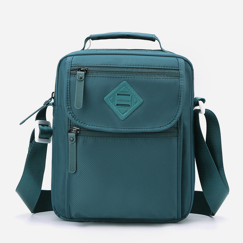 Tragbare Umhängetasche aus Nylon für Herren, minimalistische Schultertasche