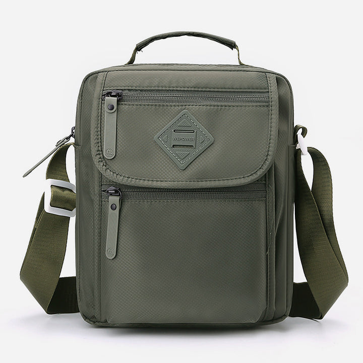 Tragbare Umhängetasche aus Nylon für Herren, minimalistische Schultertasche