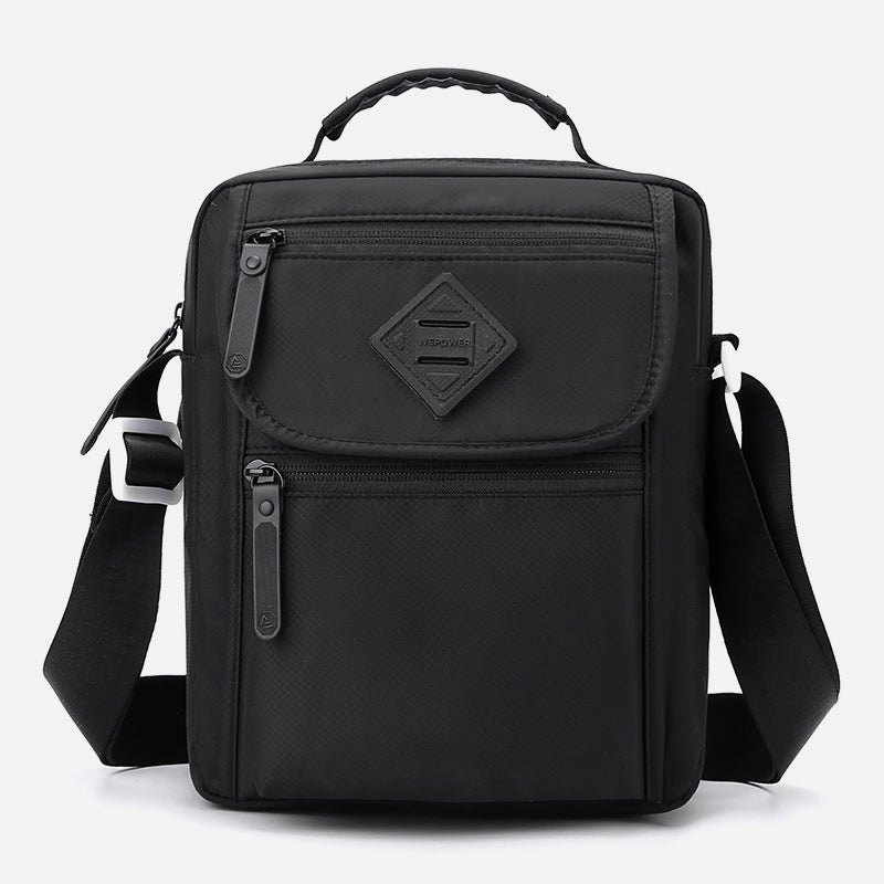 Tragbare Umhängetasche aus Nylon für Herren, minimalistische Schultertasche