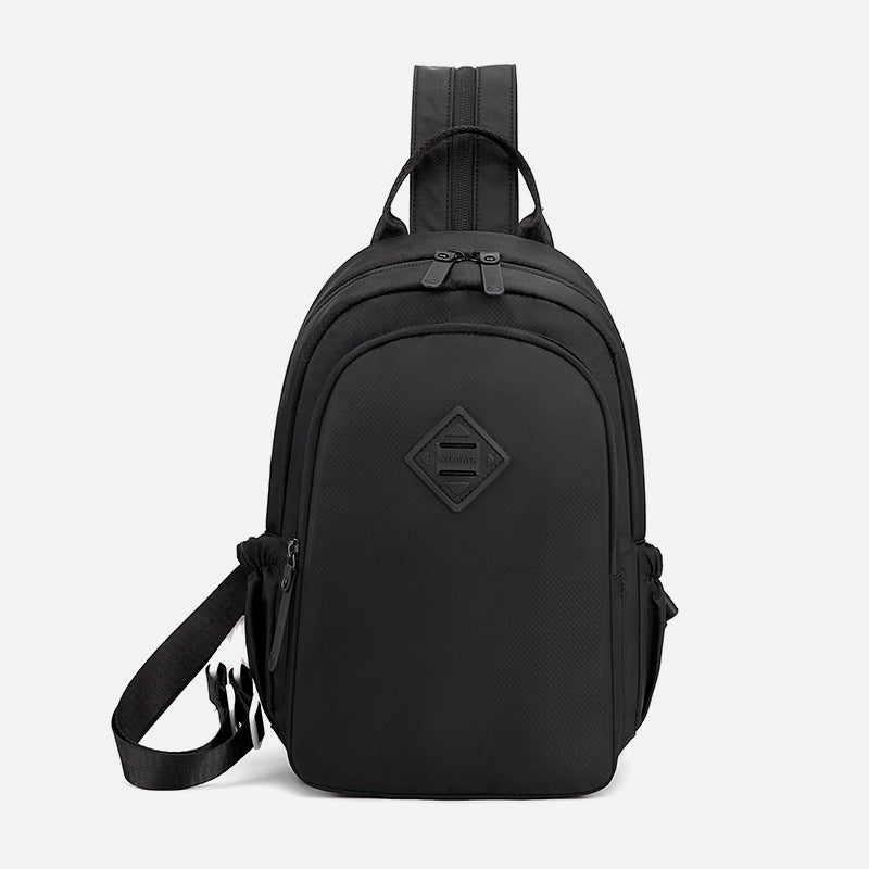 Multifunktionale Nylon Brusttasche für Frauen Männer Cabrio Rucksack