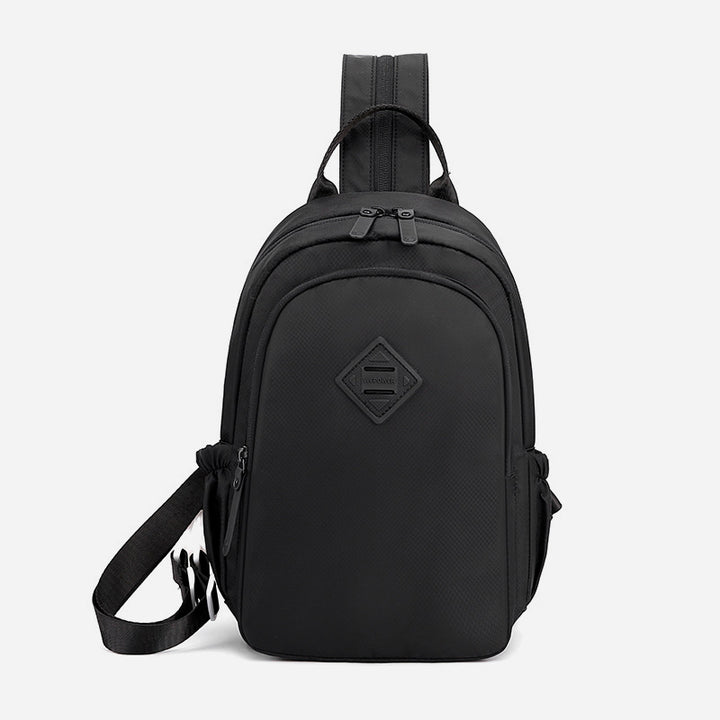 Multifunktionale Nylon Brusttasche für Frauen Männer Cabrio Rucksack