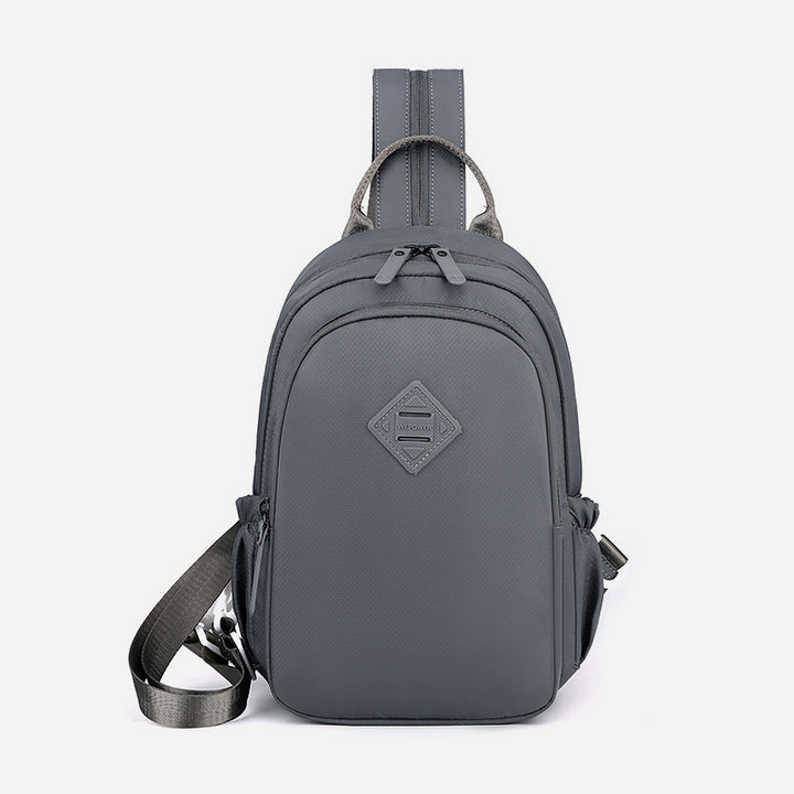 Multifunktionale Nylon Brusttasche für Frauen Männer Cabrio Rucksack