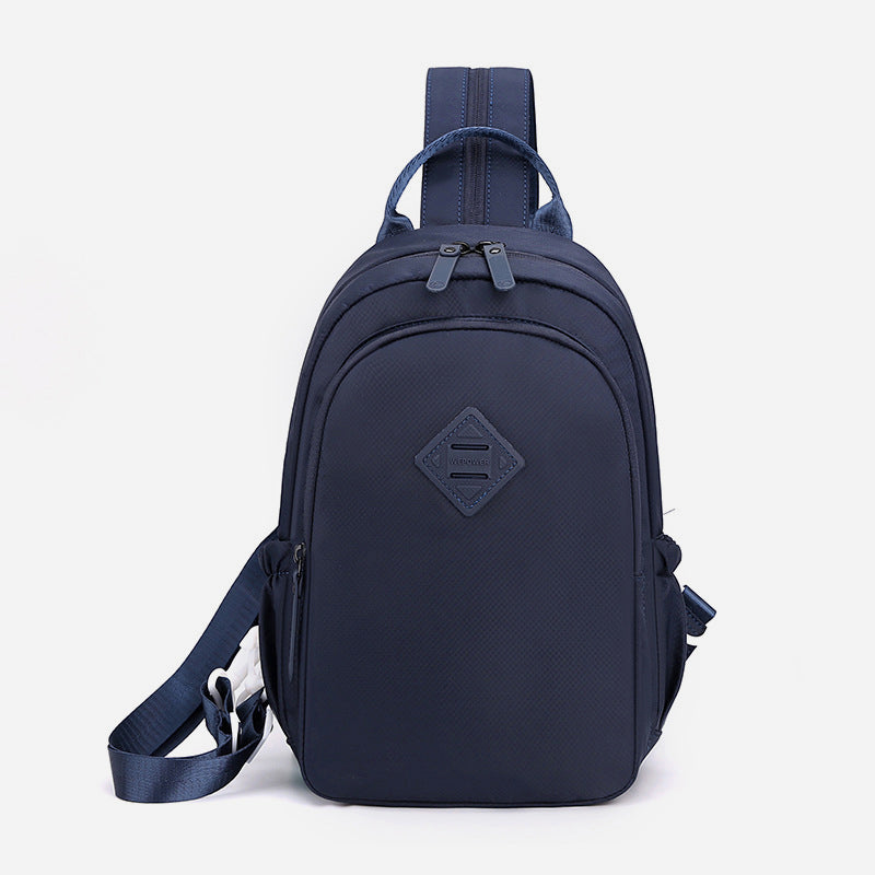 Multifunktionale Nylon Brusttasche für Frauen Männer Cabrio Rucksack