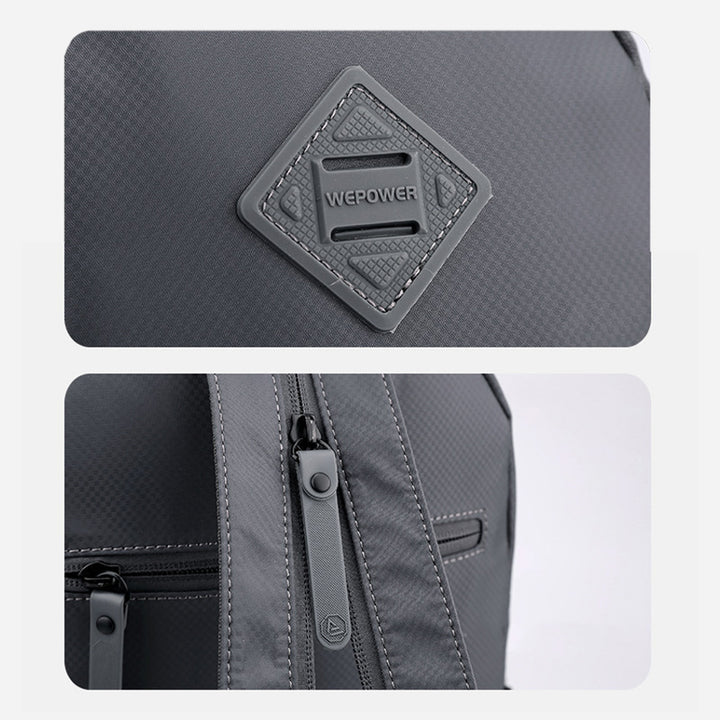 Multifunktionale Nylon Brusttasche für Frauen Männer Cabrio Rucksack