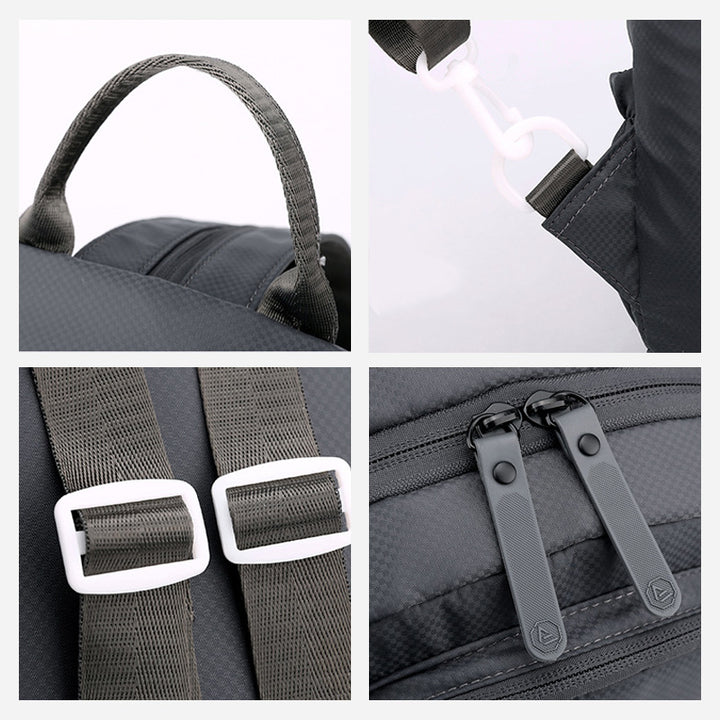 Multifunktionale Nylon Brusttasche für Frauen Männer Cabrio Rucksack