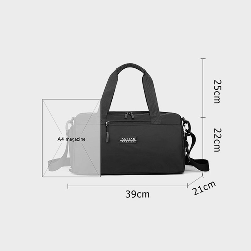 Reisetasche für Weekender, trocken, nass, separate Umhängetasche