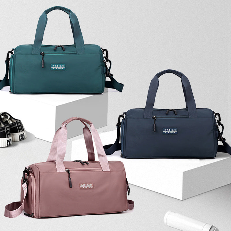 Reisetasche für Weekender, trocken, nass, separate Umhängetasche