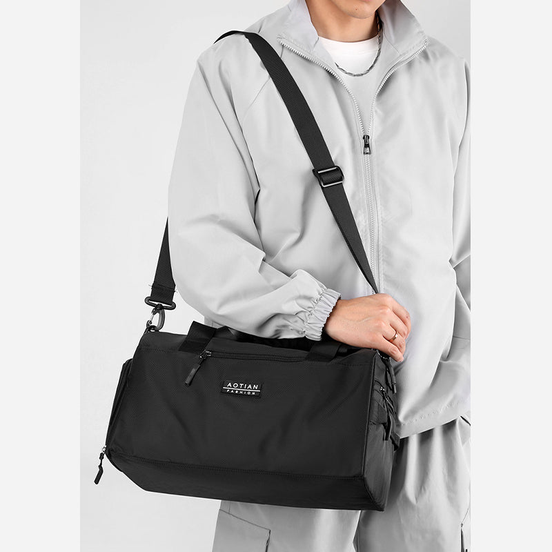 Reisetasche für Weekender, trocken, nass, separate Umhängetasche