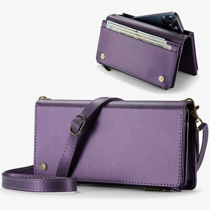 Crossbody Zipper Brieftasche Handy Geldbörse Telefon Tasche fit 6,7 zoll Telefon