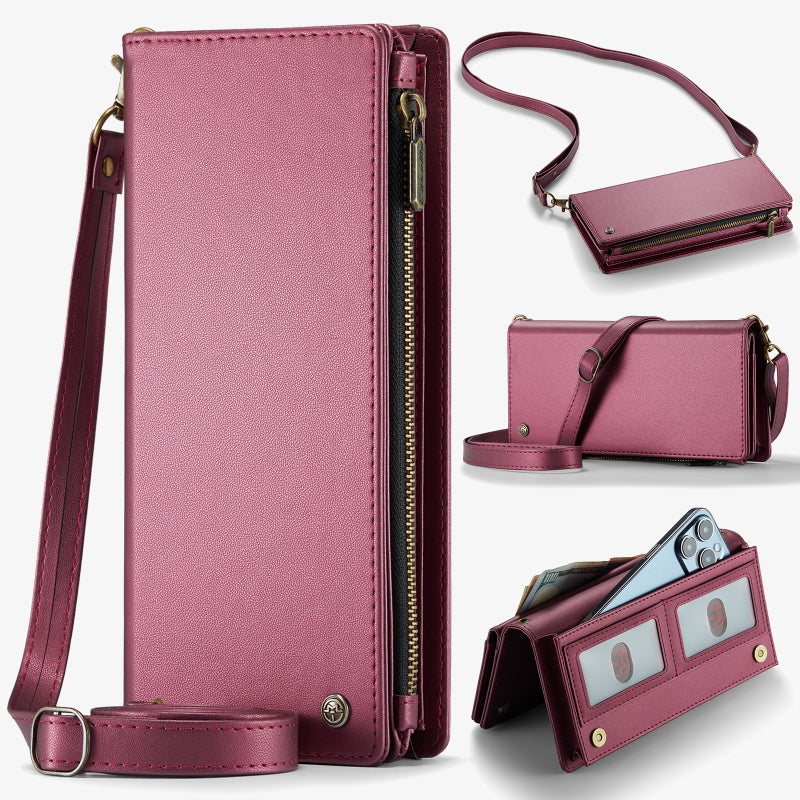Crossbody Zipper Brieftasche Handy Geldbörse Telefon Tasche fit 6,7 zoll Telefon