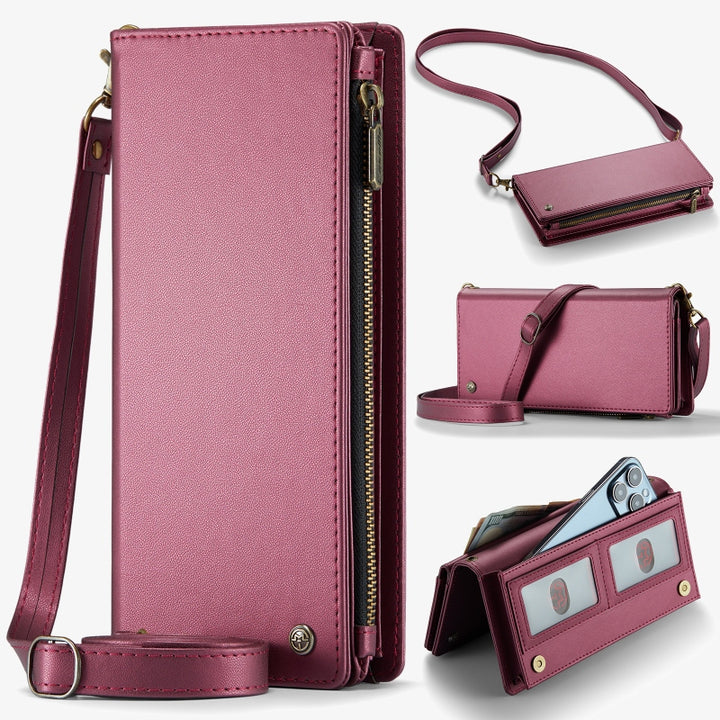 Crossbody Zipper Brieftasche Handy Geldbörse Telefon Tasche fit 6,7 zoll Telefon