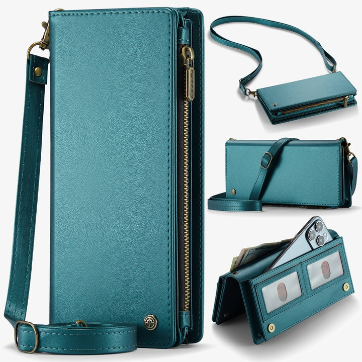 Crossbody Zipper Brieftasche Handy Geldbörse Telefon Tasche fit 6,7 zoll Telefon