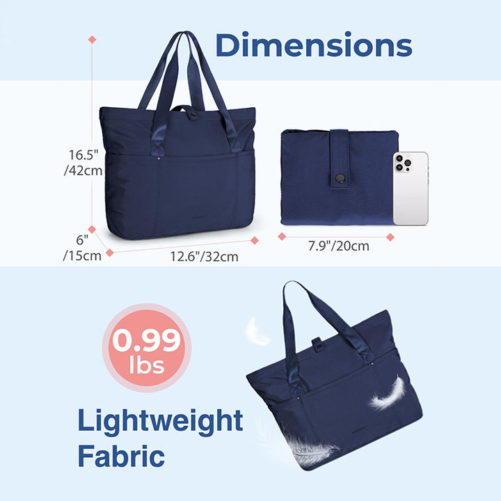 Damen Sporttasche Faltbare Minimalistische Oxford Tote Für Arbeit Reisen