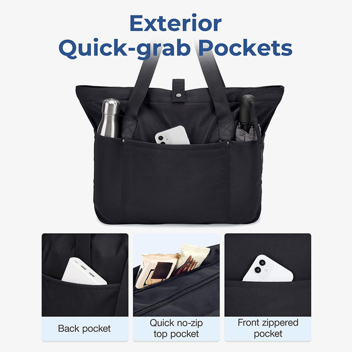 Damen Sporttasche Faltbare Minimalistische Oxford Tote Für Arbeit Reisen