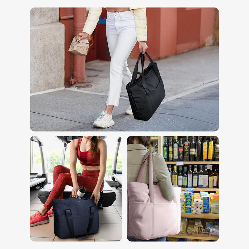 Damen Sporttasche Faltbare Minimalistische Oxford Tote Für Arbeit Reisen