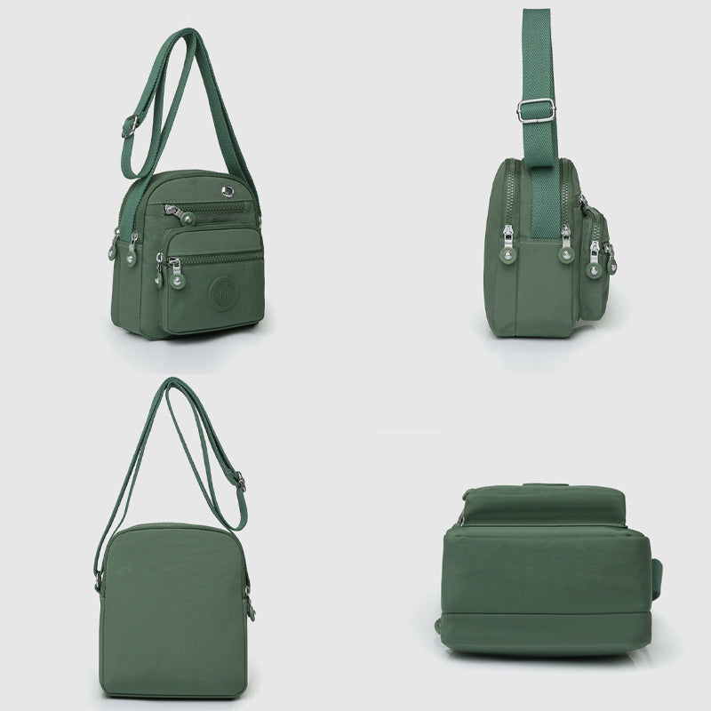 Mini-Umhängetasche für Damen, leicht, mit mehreren Taschen, Schultertasche, Geldbörse