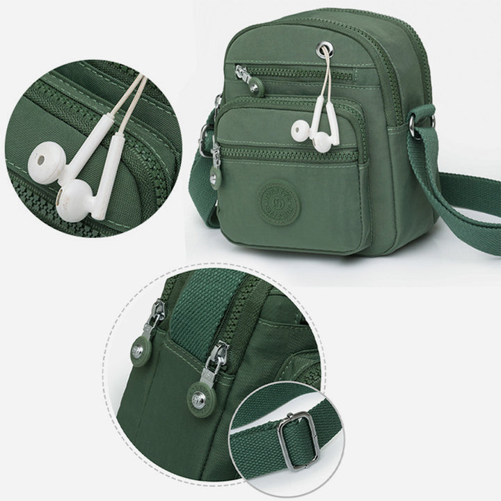 Mini-Umhängetasche für Damen, leicht, mit mehreren Taschen, Schultertasche, Geldbörse