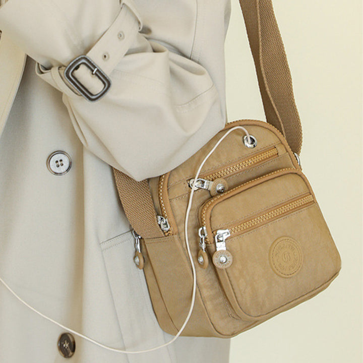 Mini-Umhängetasche für Damen, leicht, mit mehreren Taschen, Schultertasche, Geldbörse