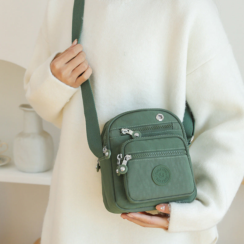 Mini-Umhängetasche für Damen, leicht, mit mehreren Taschen, Schultertasche, Geldbörse