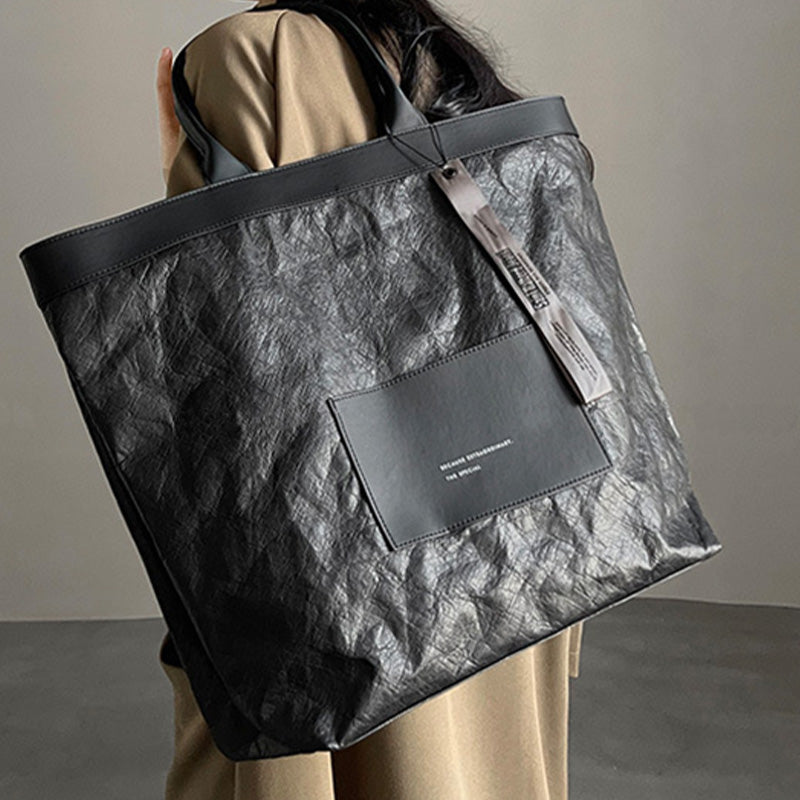 Große Tyvek-Tragetasche, Handtasche, lässige Handtasche für Arbeit, Reisen, Einkaufen