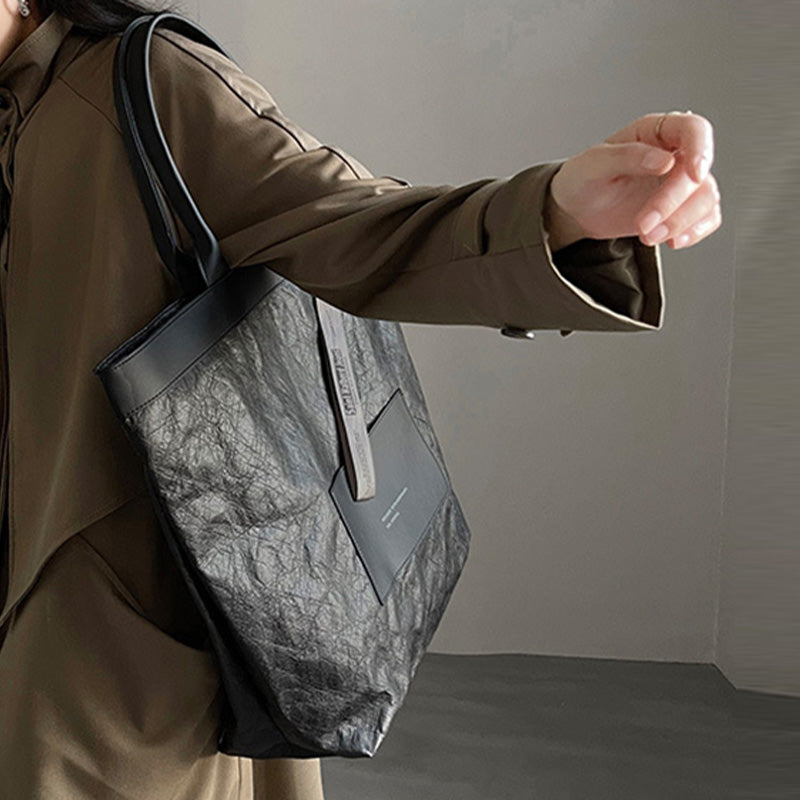 Große Tyvek-Tragetasche, Handtasche, lässige Handtasche für Arbeit, Reisen, Einkaufen