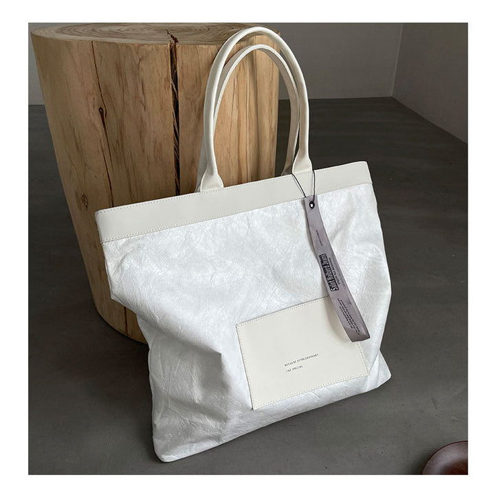 Große Tyvek-Tragetasche, Handtasche, lässige Handtasche für Arbeit, Reisen, Einkaufen