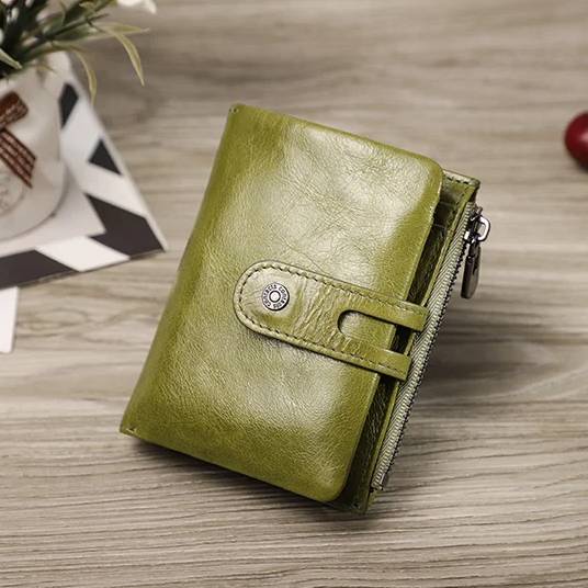 Diebstahlsicheres Apple Wallet Echtleder RFID-blockierendes Airtag-Wallet