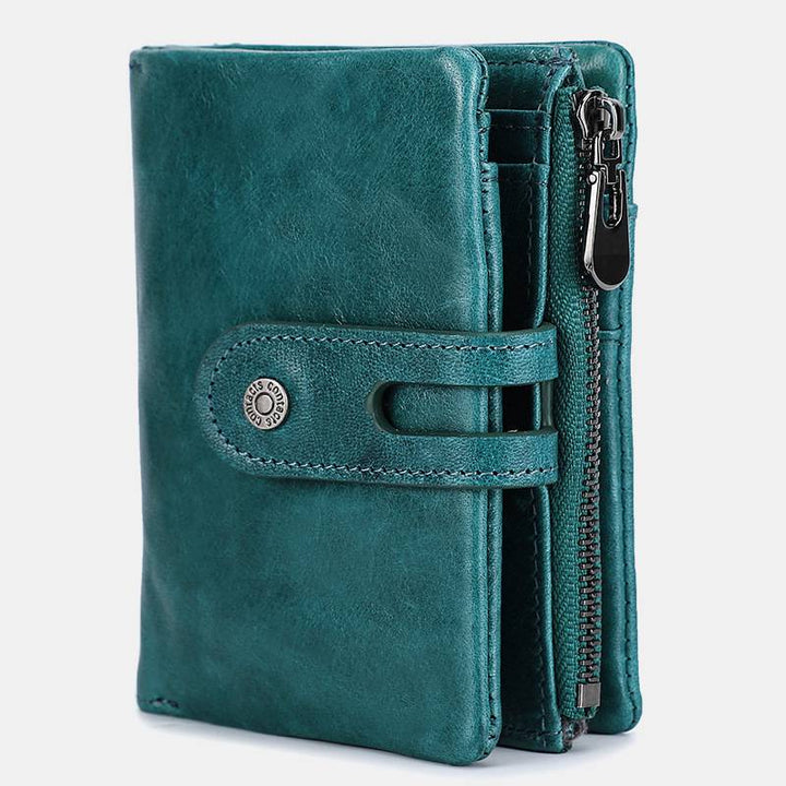 Diebstahlsicheres Apple Wallet Echtleder RFID-blockierendes Airtag-Wallet