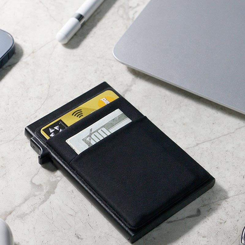 Ultradünner Kartenhalter für Damen und Herren, RFID-blockierende Schutzhülle