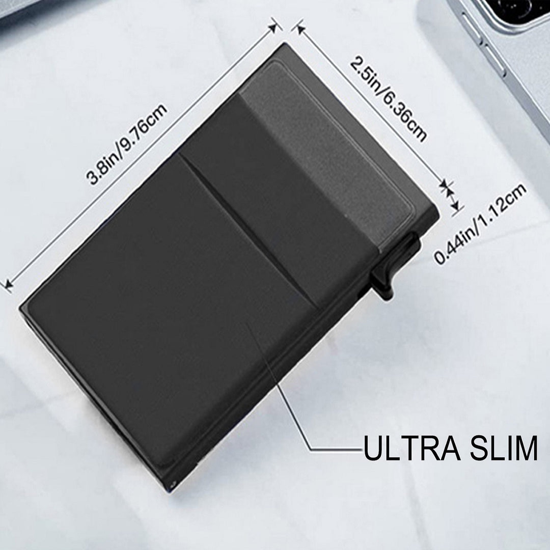 Ultradünner Kartenhalter für Damen und Herren, RFID-blockierende Schutzhülle