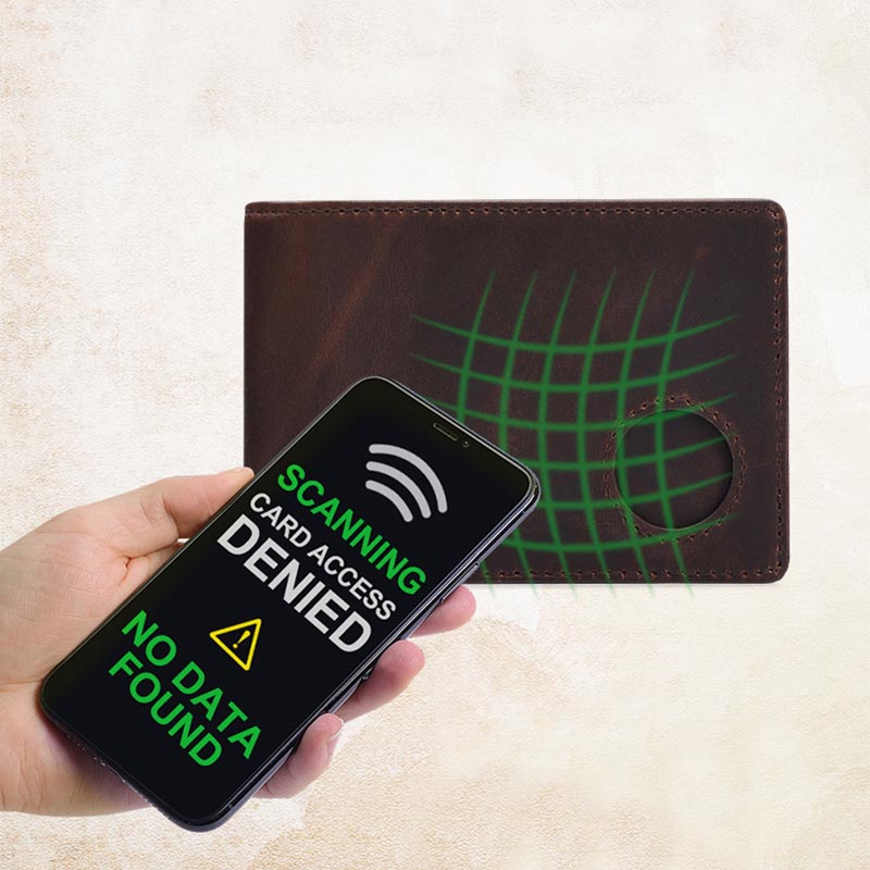 Multifunktionale Apple Wallet RFID-blockierende Geldbörse mit Airtag-Steckplatz