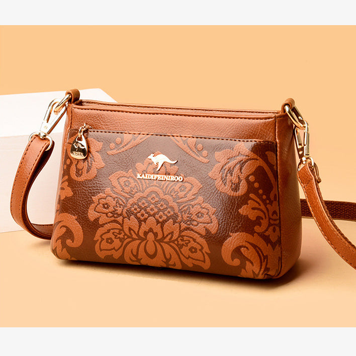 Vintage Frauen Floral Handtasche Crossbody Geldbörsen Damen Casual Schulter Taschen