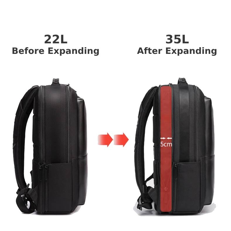 Business-Reise-Rucksack mit großem Fassungsvermögen für Männer, passend für 15,6-Zoll-Laptops