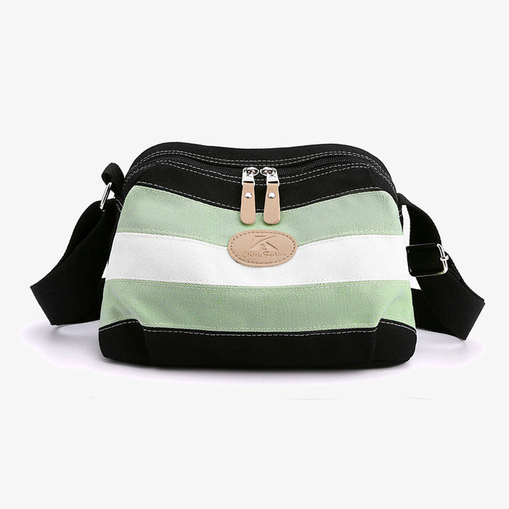 Umhängetasche aus Canvas für Damen, leicht, kleine Schultertasche