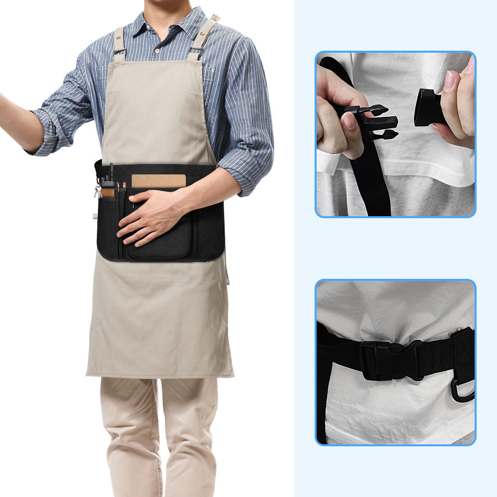 Taillenschürze für Restaurantkellner, langlebige Tasche für Gartengeräte 