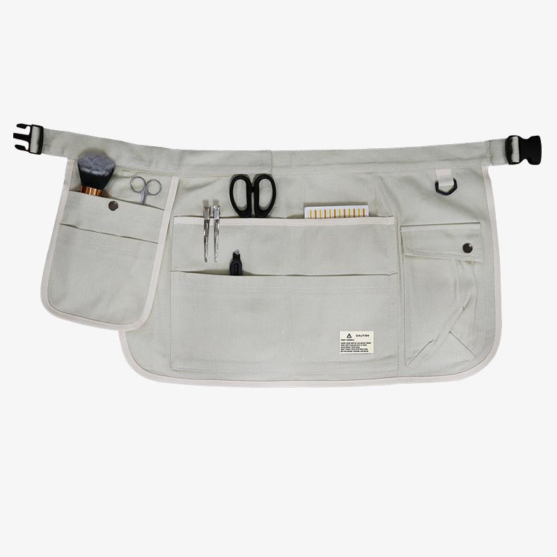 Frauen Männer Mehrere Tasche Kurze Schürze Robuste Leinwand Werkzeuge Tasche