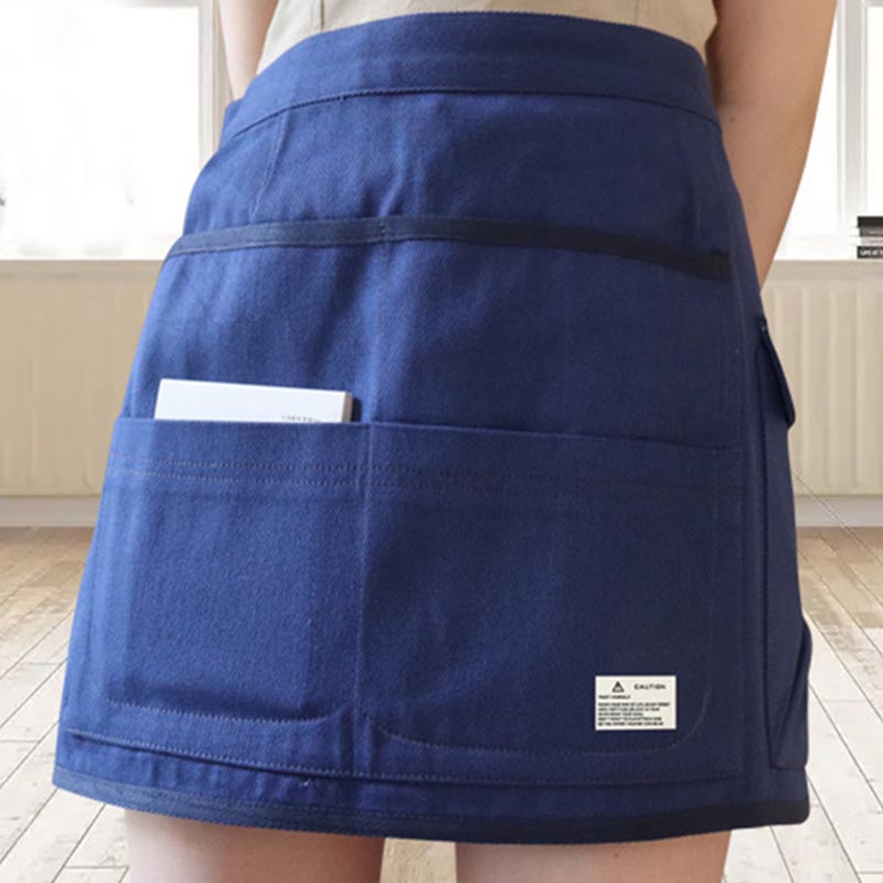 Frauen Männer Mehrere Tasche Kurze Schürze Robuste Leinwand Werkzeuge Tasche