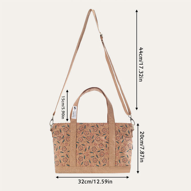 Tragbare Tragetasche für Damen, umweltfreundliche Korktasche, Palamei