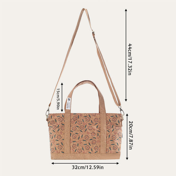 Tragbare Tragetasche für Damen, umweltfreundliche Korktasche, Palamei