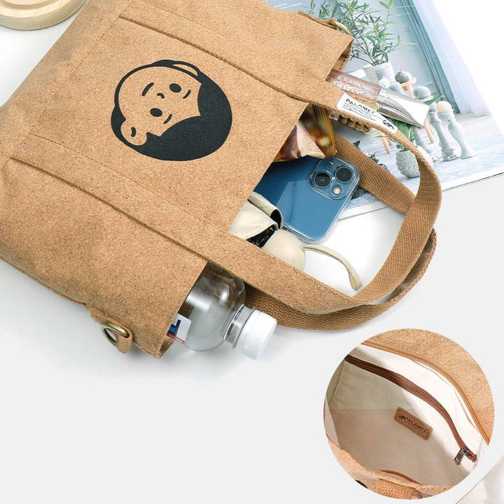 Tragbare Tragetasche für Damen, umweltfreundliche Korktasche, Palamei