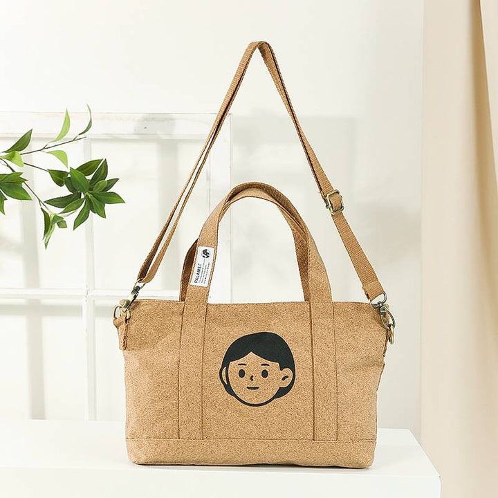 Tragbare Tragetasche für Damen, umweltfreundliche Korktasche, Palamei