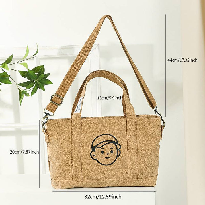 Tragbare Tragetasche für Damen, umweltfreundliche Korktasche, Palamei
