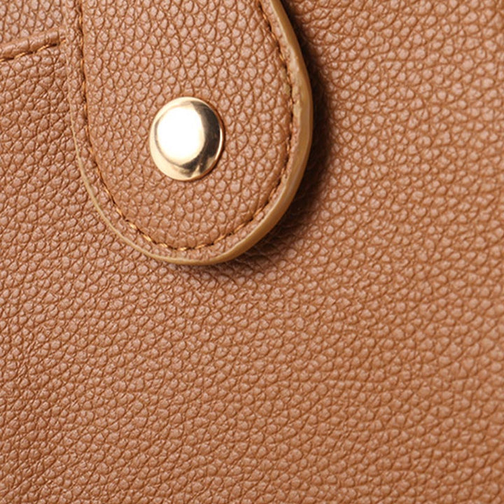 Umhängetasche mit zwei Fächern für Damen, Akkordeon-Telefontasche