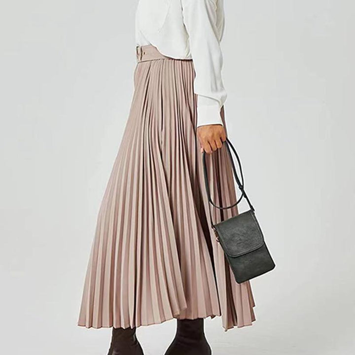 Elegante Leder-Telefontasche mit zwei Fächern, Umhängetasche für Damen