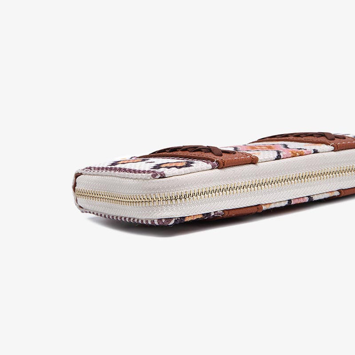 Bohemian Geldbörse Vintage Canvas Ethno-Stil Kleine Clutch für Frauen