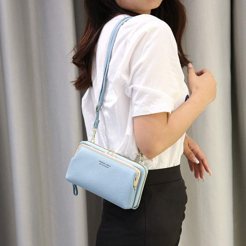 Multifunktionale Umhängetasche mit großem Fassungsvermögen und Kiss-Lock-Design - image 4