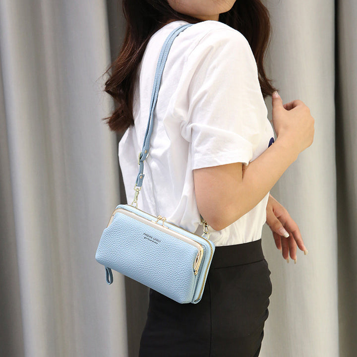 Multifunktionale Umhängetasche mit großem Fassungsvermögen und Kiss-Lock-Design - image 4